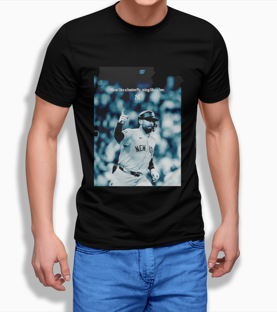 New York Yankees Float Like A Butterfly Sting Like A Bee T-Shirt