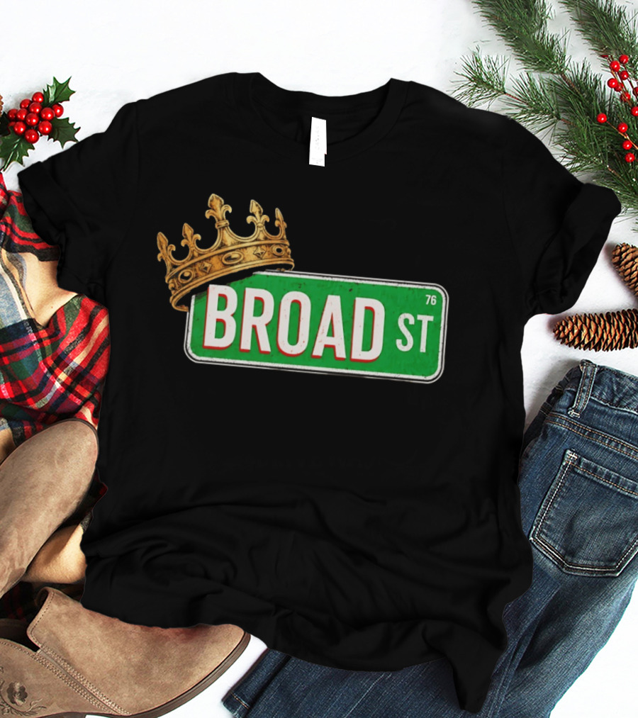 Philadelphia 76ers Broad Street 76 King Crown T-Shirt