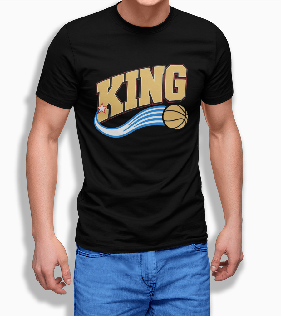 Philadelphia 76ers King Basketball Lebron James T-Shirt