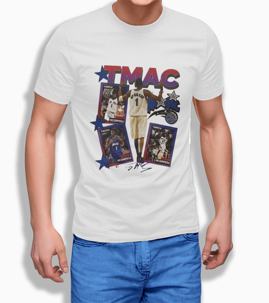 TMAC Tracy McGrady Magic Basketball Legends T-Shirt