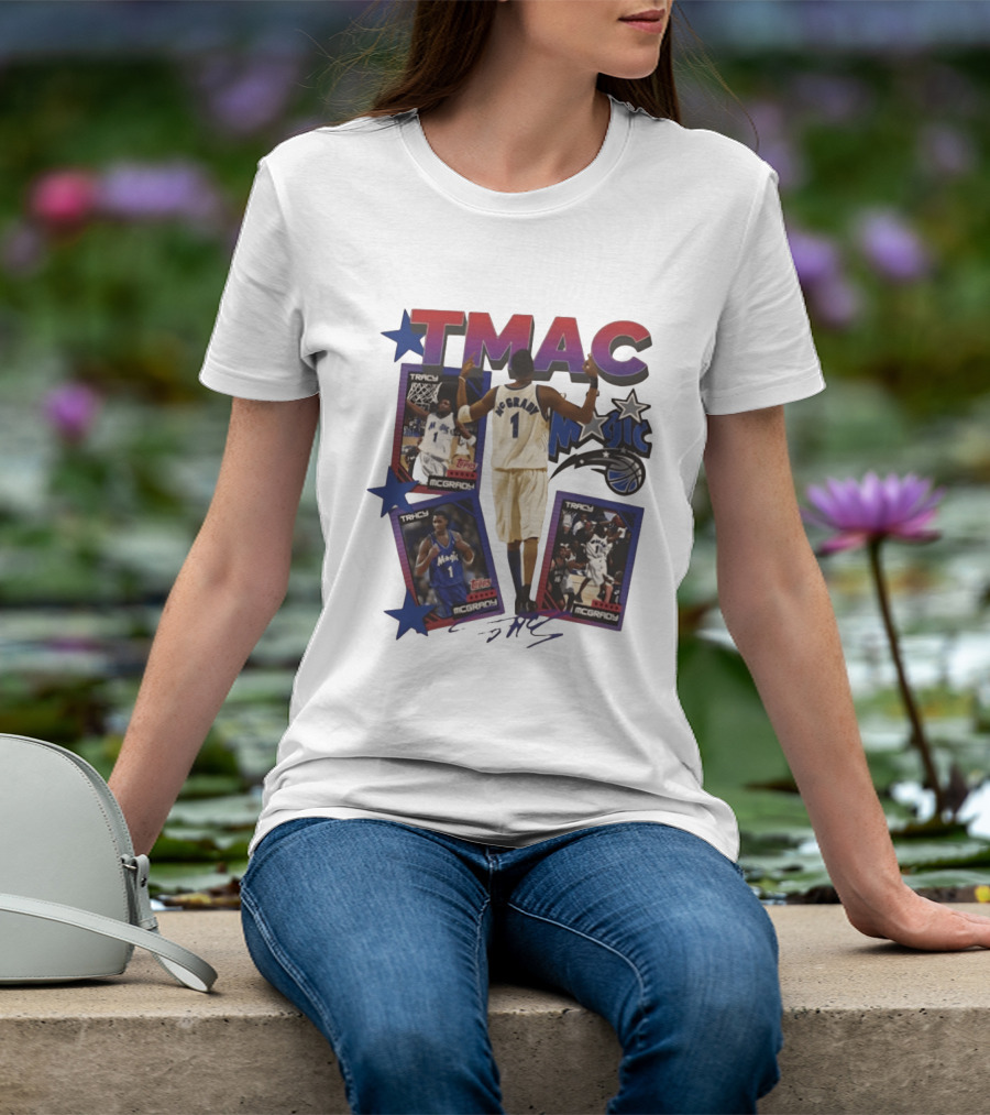 TMAC Tracy McGrady Magic Basketball Legends T-Shirt
