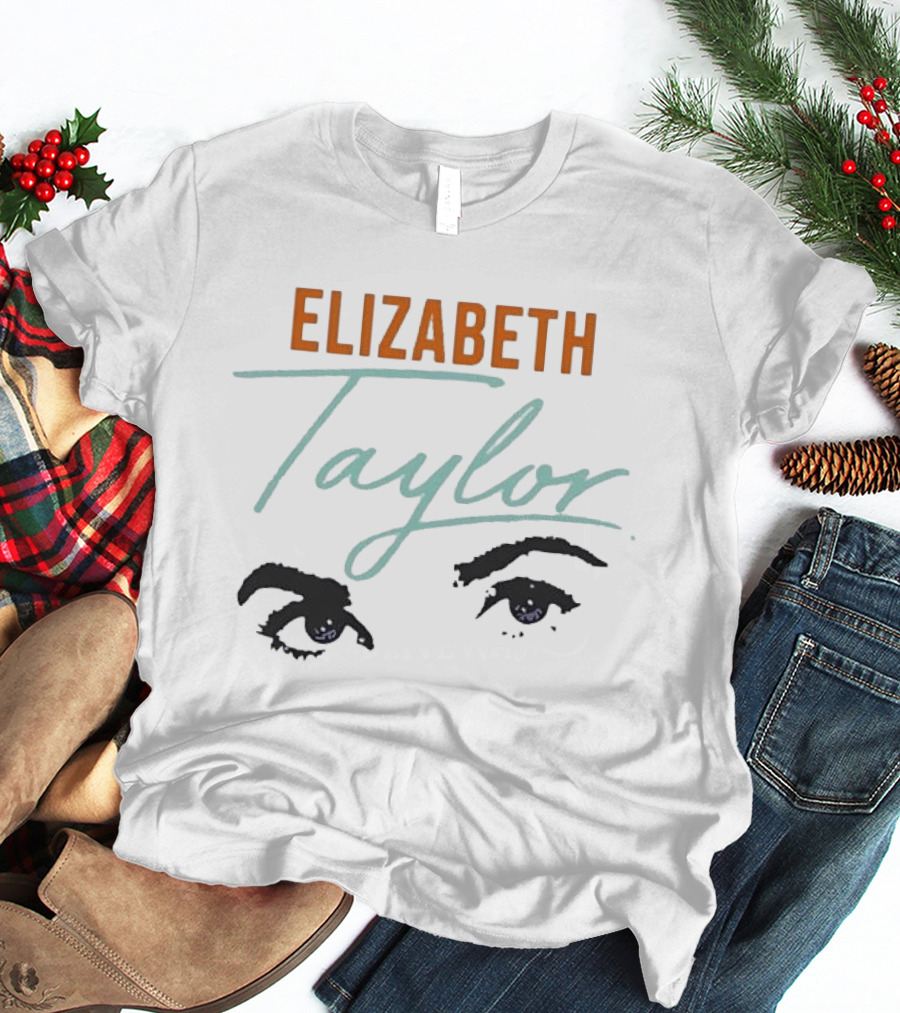 Elizabeth Taylor Iconic Eyes And Signature T-Shirt