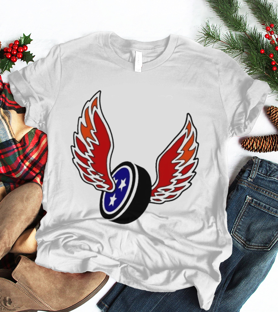 Joey Aguilar Knoxville Speed Three Star Winged Wheel T-Shirt