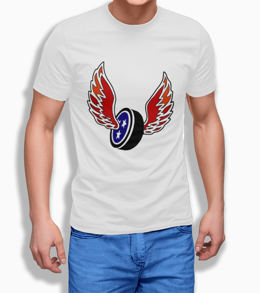 Joey Aguilar Knoxville Speed Three Star Winged Wheel T-Shirt