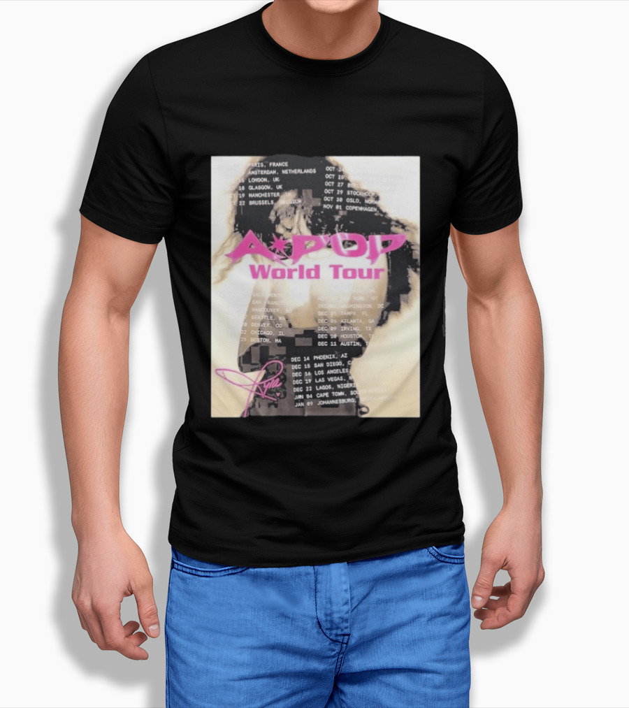 Tyla A Pop World Tour 2026 Paris Amsterdam London Dates And Signature T-Shirt