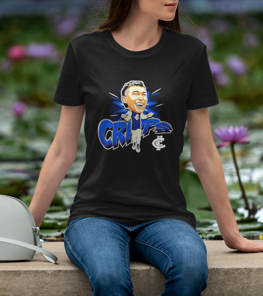 Carlton Football Club Patrick Cripps Caricature Cripps T-Shirt