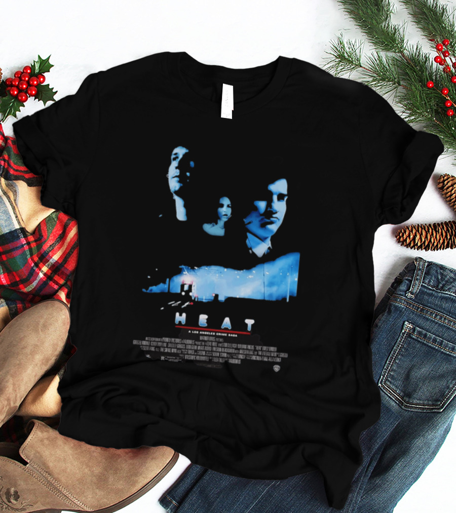 Heat A Los Angeles Crime Saga Luke Null Film Visages And Cityscape T-Shirt
