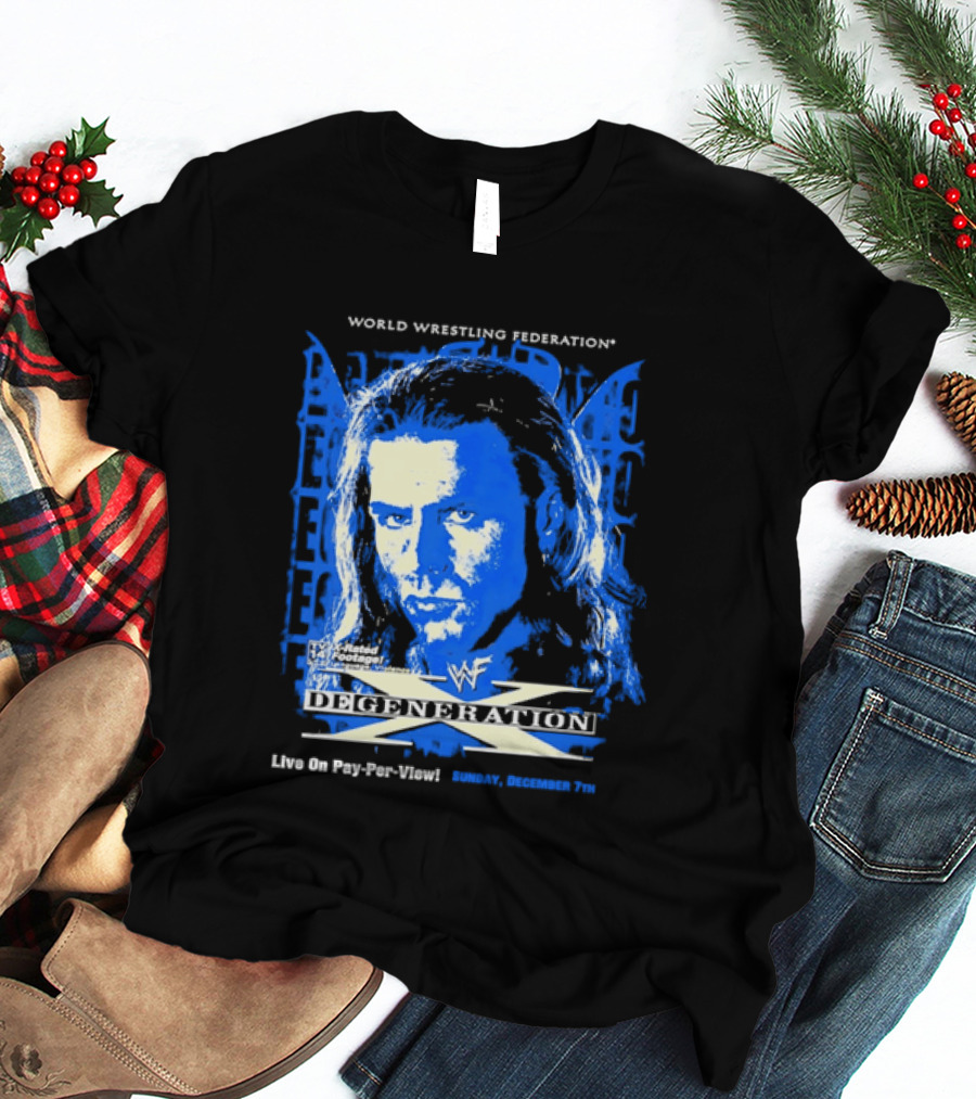World Wrestling Federation DX Shawn Michaels D Generation X In Your House Pay Per View T-Shirt