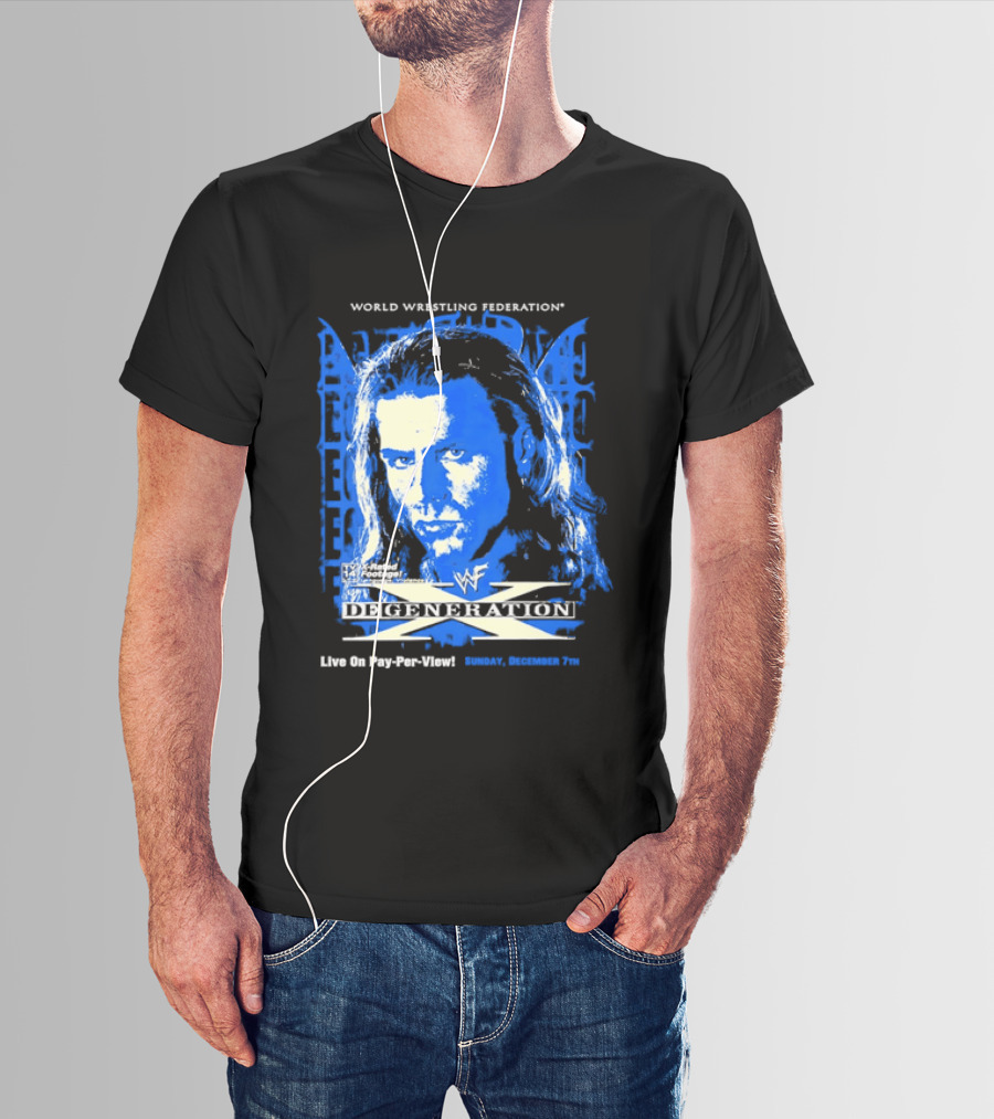 World Wrestling Federation DX Shawn Michaels D Generation X In Your House Pay Per View T-Shirt