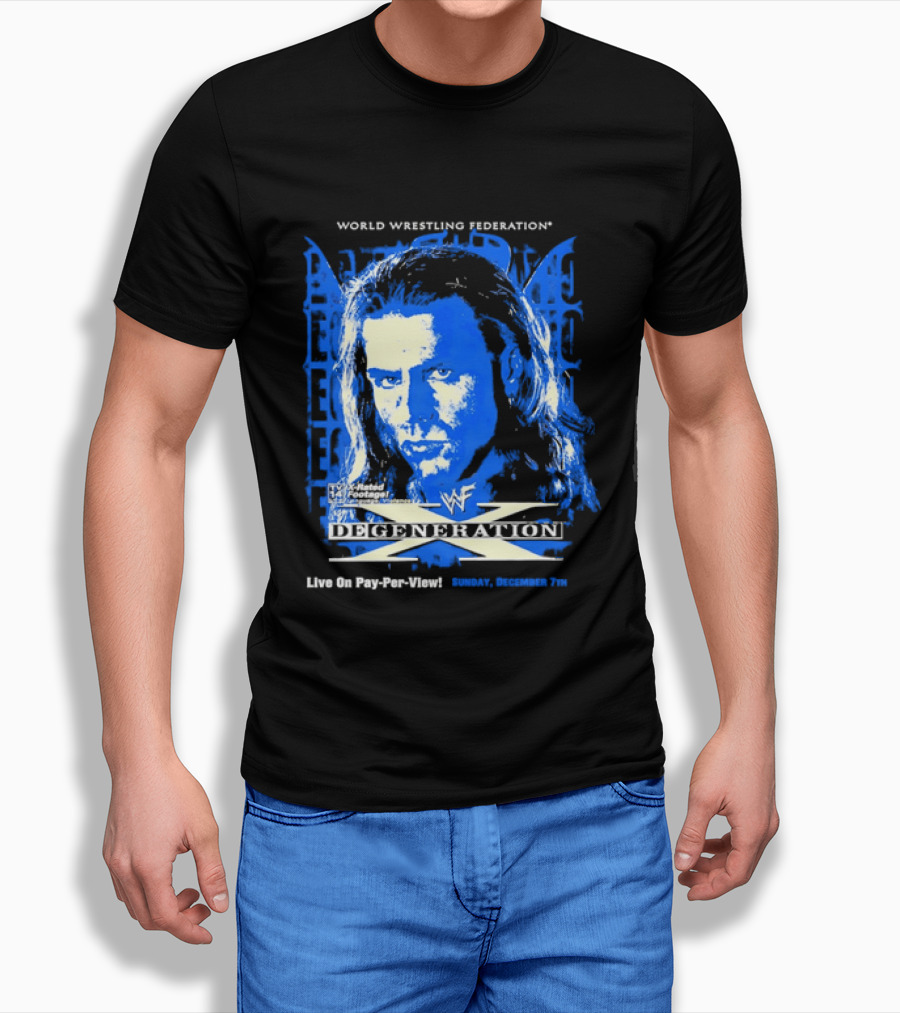World Wrestling Federation DX Shawn Michaels D Generation X In Your House Pay Per View T-Shirt