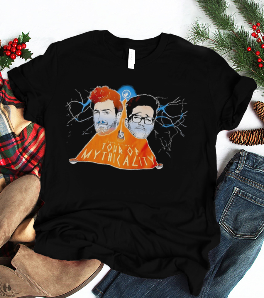 Rhett & Link Ear Biscuits Tour Of Mythicality Lightning T-Shirt