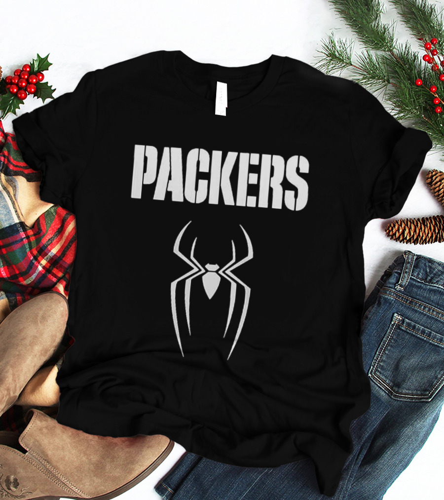 Spider Man Packers Brand New Day T-Shirt