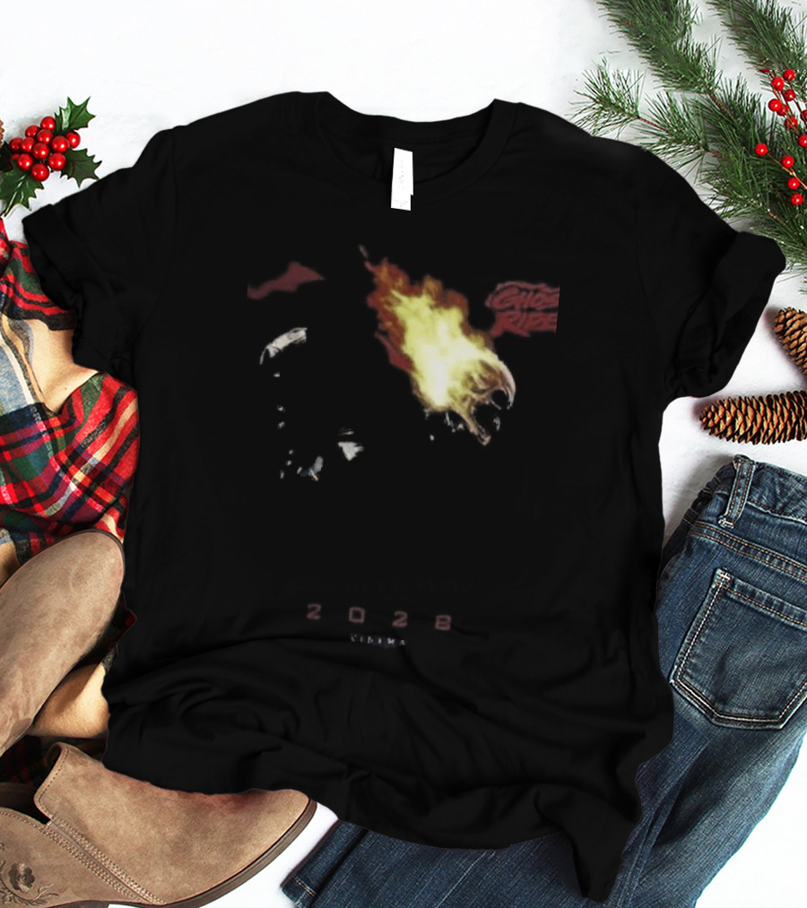 2028 Cinema The Batman Part II X Ghost Rider Fire T-Shirt