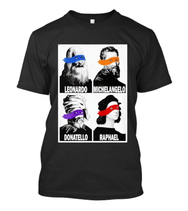 Leonardo Michelangelo Donatello Raphael The Original Ninja Masters T-Shirt
