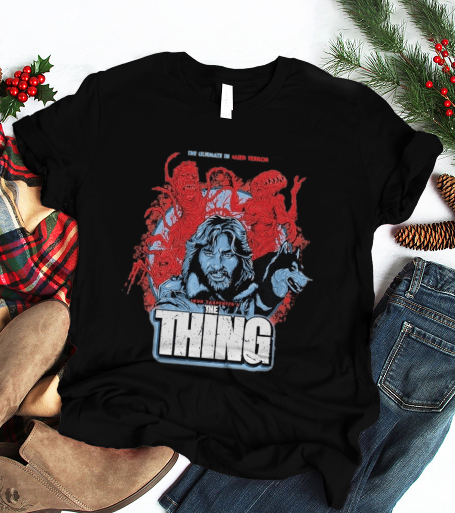 The Thing Ultimate Alien Terror John Carpenter's Classic 1982 Horror Movie T-Shirt