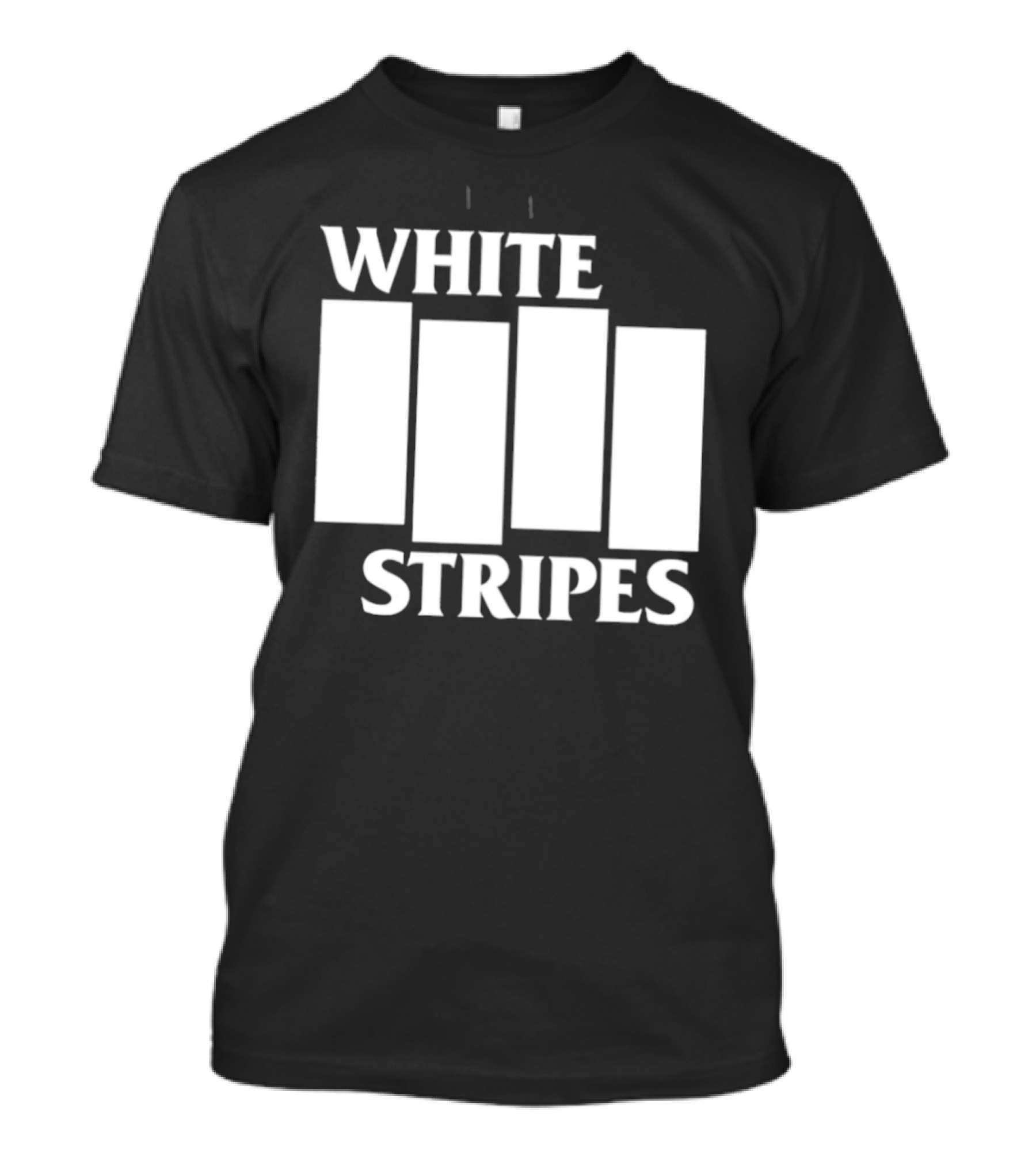 The White Stripes Band Name With Iconic Bar T-Shirt