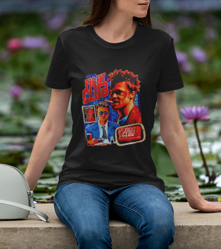 Tyler Durden The Narrator Fight Club Welcome To Fight Club Do Not Talk About T-Shirt