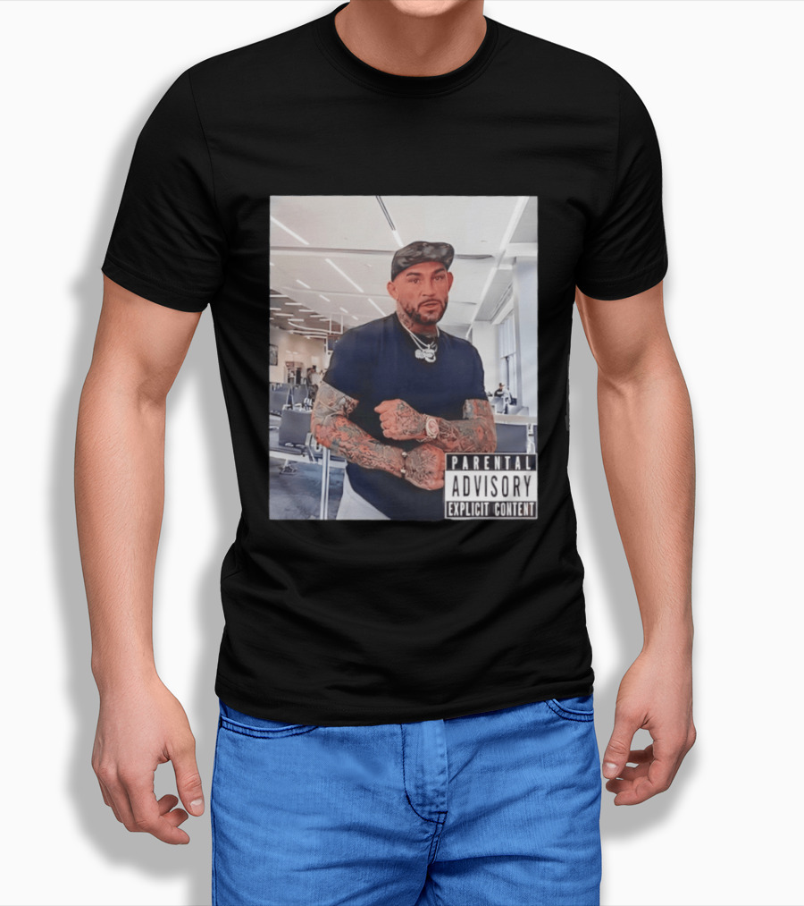 UFC Dustin Poirier Parental Advisory Explicit Content T-Shirt