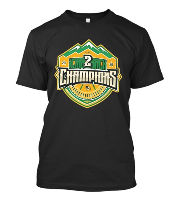Utah Talons 2026 AUSBL Back 2 Back Champions T-Shirt