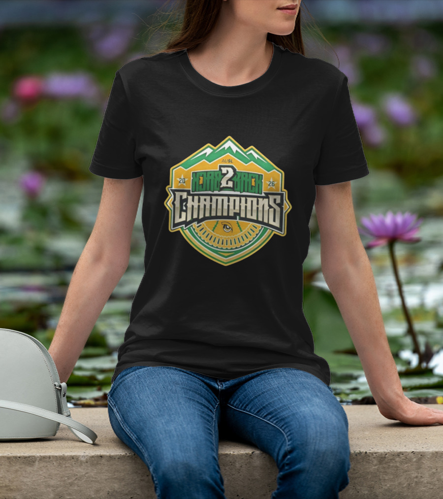Utah Talons 2026 AUSBL Back 2 Back Champions T-Shirt