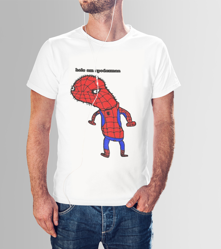 Helo Am Spoderman Spiderman Marvel Superhero Meme 2026 Comic Book T-Shirt