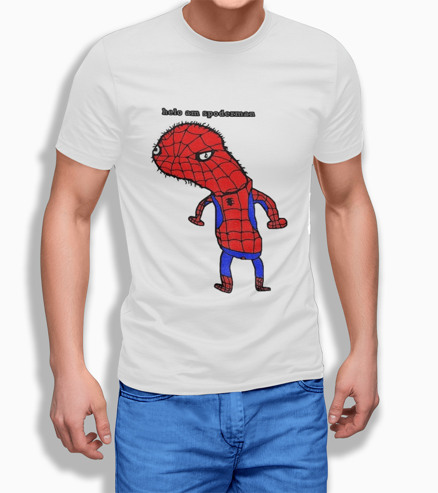 Helo Am Spoderman Spiderman Marvel Superhero Meme 2026 Comic Book T-Shirt