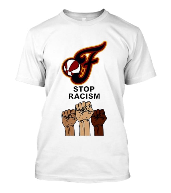 Indiana Fever Stop Racism 2026 Raised Fists T-Shirt