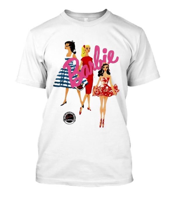 Barbie Vintage Fashion Trio Retro Mattel T-Shirt