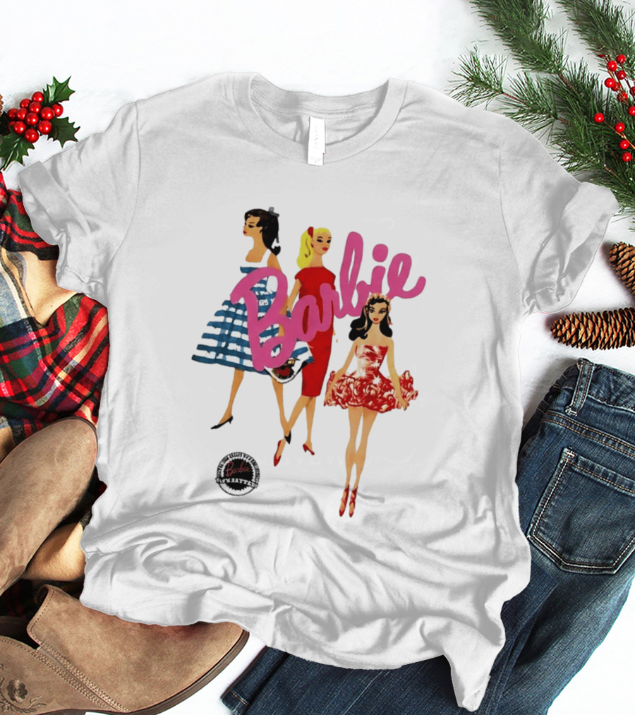 Barbie Vintage Fashion Trio Retro Mattel T-Shirt