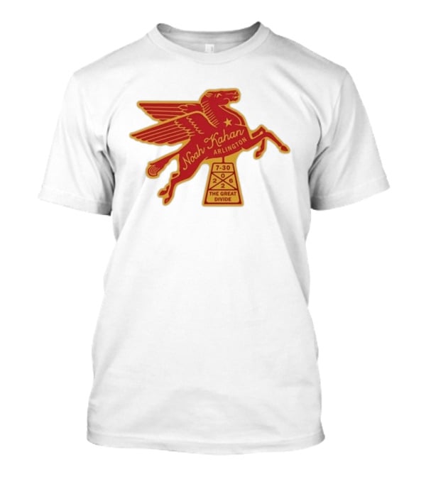Noah Kahan Arlington July 30 2026 The Great Divide Pegasus T-Shirt