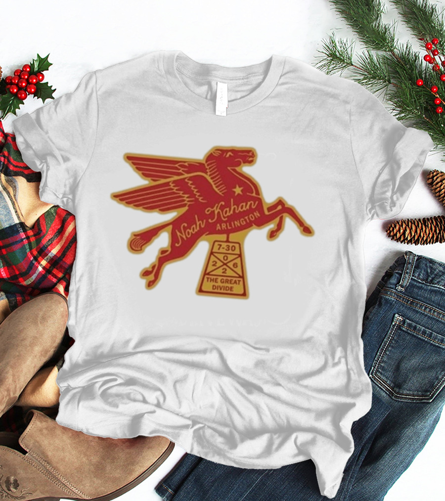 Noah Kahan Arlington July 30 2026 The Great Divide Pegasus T-Shirt