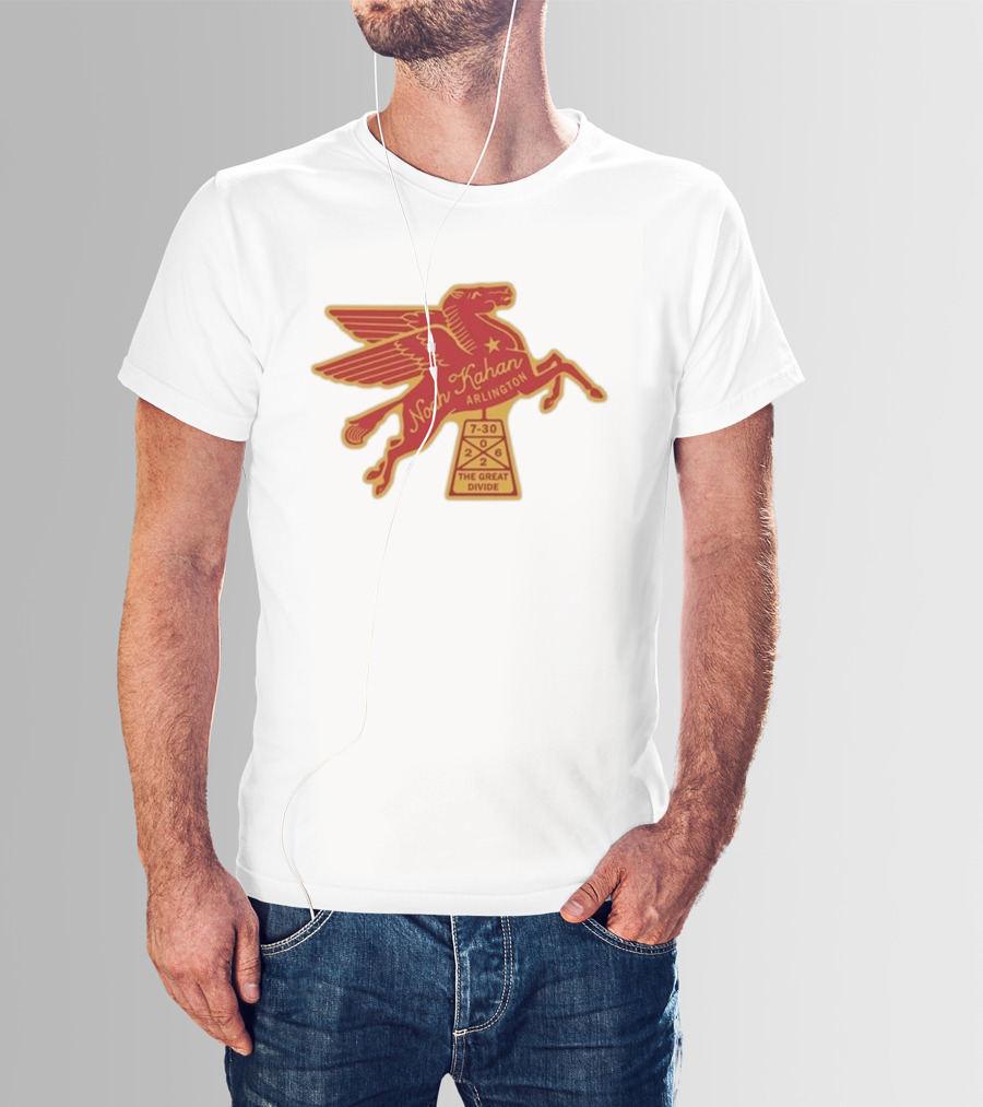 Noah Kahan Arlington July 30 2026 The Great Divide Pegasus T-Shirt