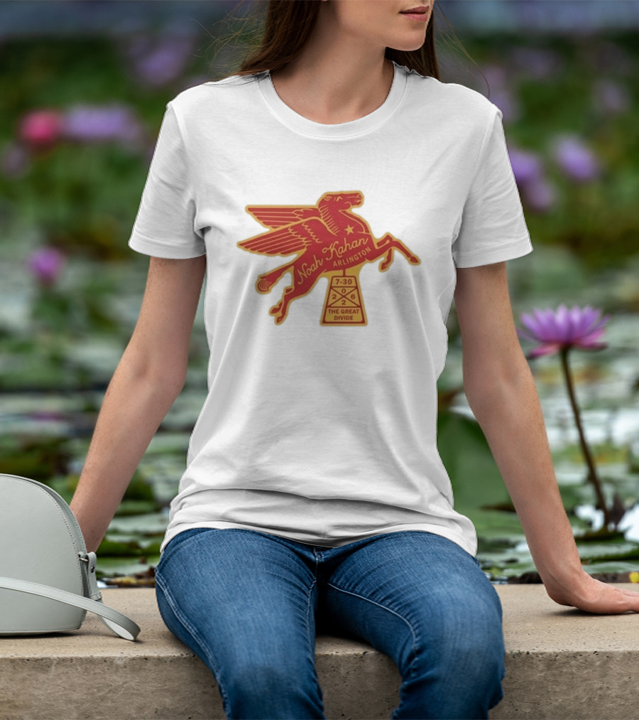 Noah Kahan Arlington July 30 2026 The Great Divide Pegasus T-Shirt