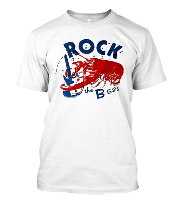Rock The B 52s Lobster Guitar Music T-Shirt