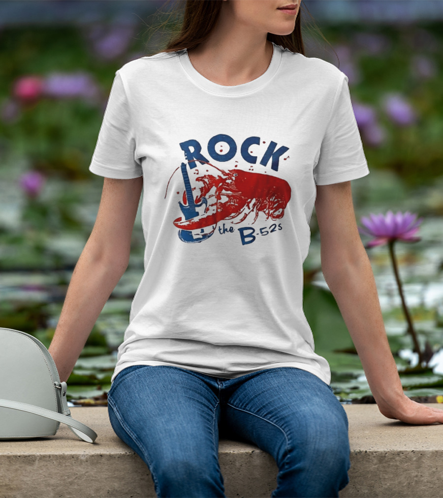Rock The B 52s Lobster Guitar Music T-Shirt