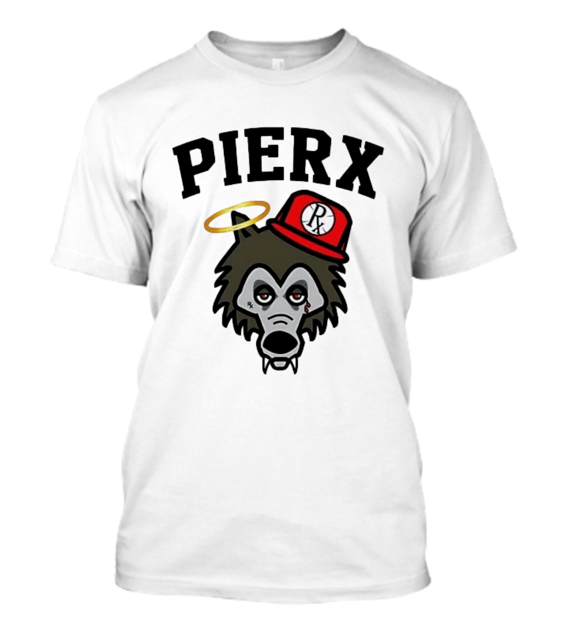 RX Wolf Pierx Halo Red Hat T-Shirt