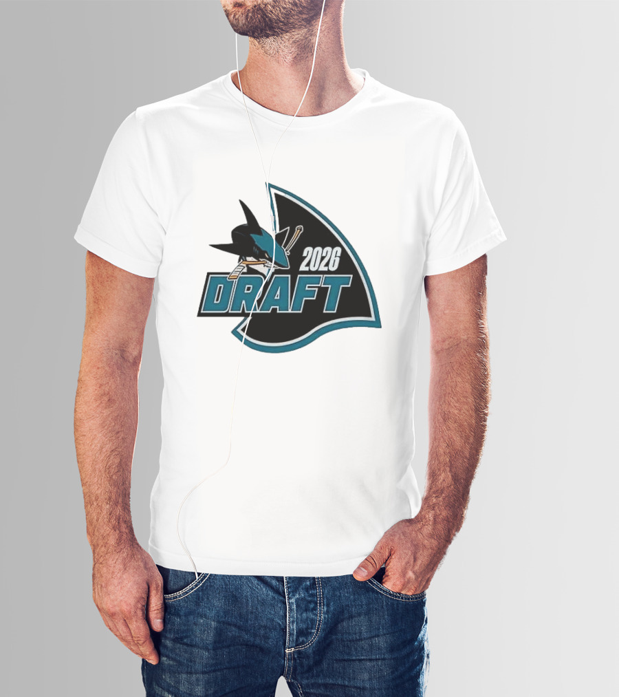 San Jose Sharks 2026 Draft Macklin Celebrini #71 T-Shirt