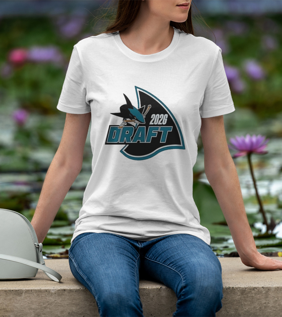 San Jose Sharks 2026 Draft Macklin Celebrini #71 T-Shirt