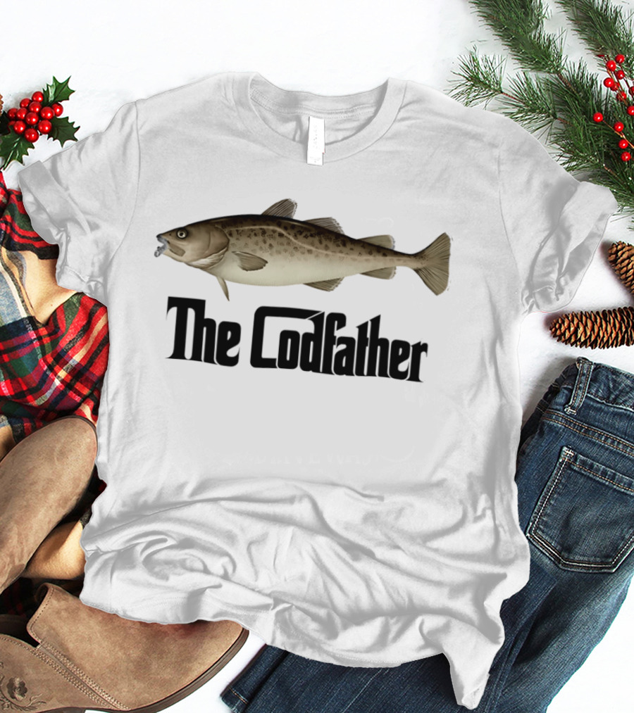 The Codfather Fish Pun Cod The Godfather Humor T-Shirt
