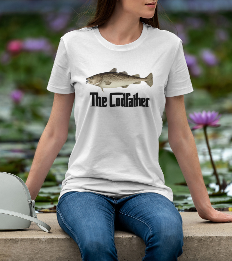 The Codfather Fish Pun Cod The Godfather Humor T-Shirt