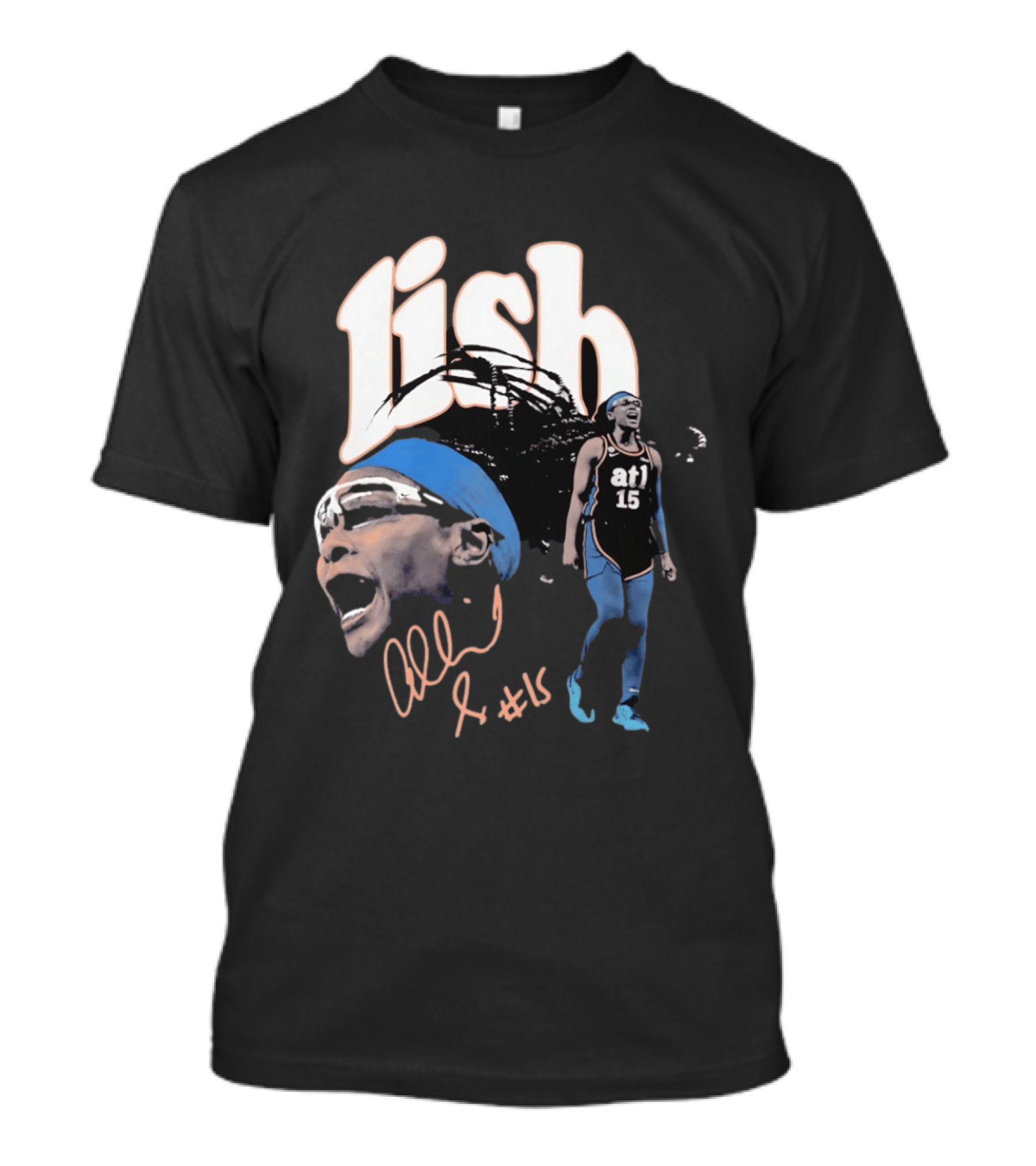 Allisha Gray Lish Atlanta Dream No 15 ATL Women's Sports T-Shirt