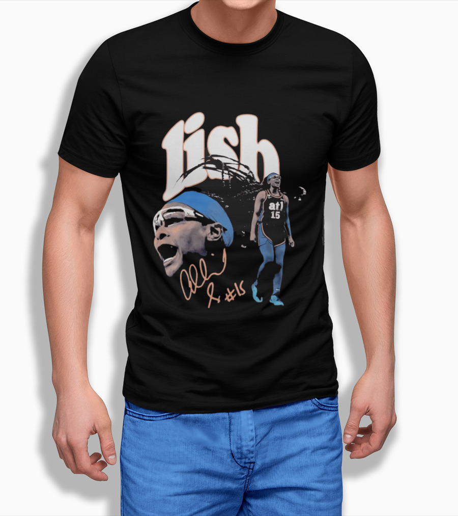 Allisha Gray Lish Atlanta Dream No 15 ATL Women's Sports T-Shirt