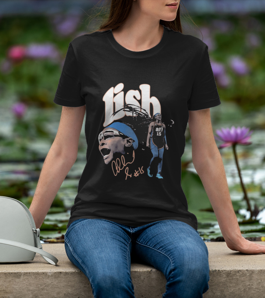 Allisha Gray Lish Atlanta Dream No 15 ATL Women's Sports T-Shirt