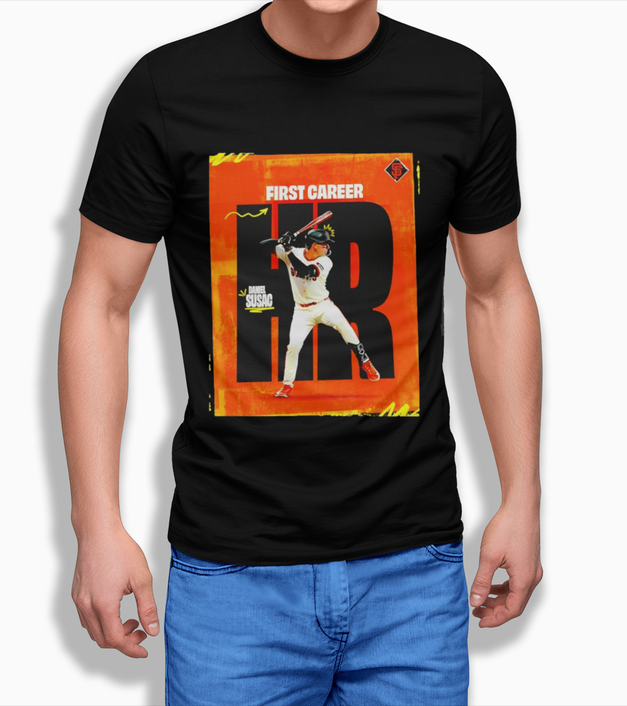 Daniel Susac First Career HR San Francisco Giants T-Shirt