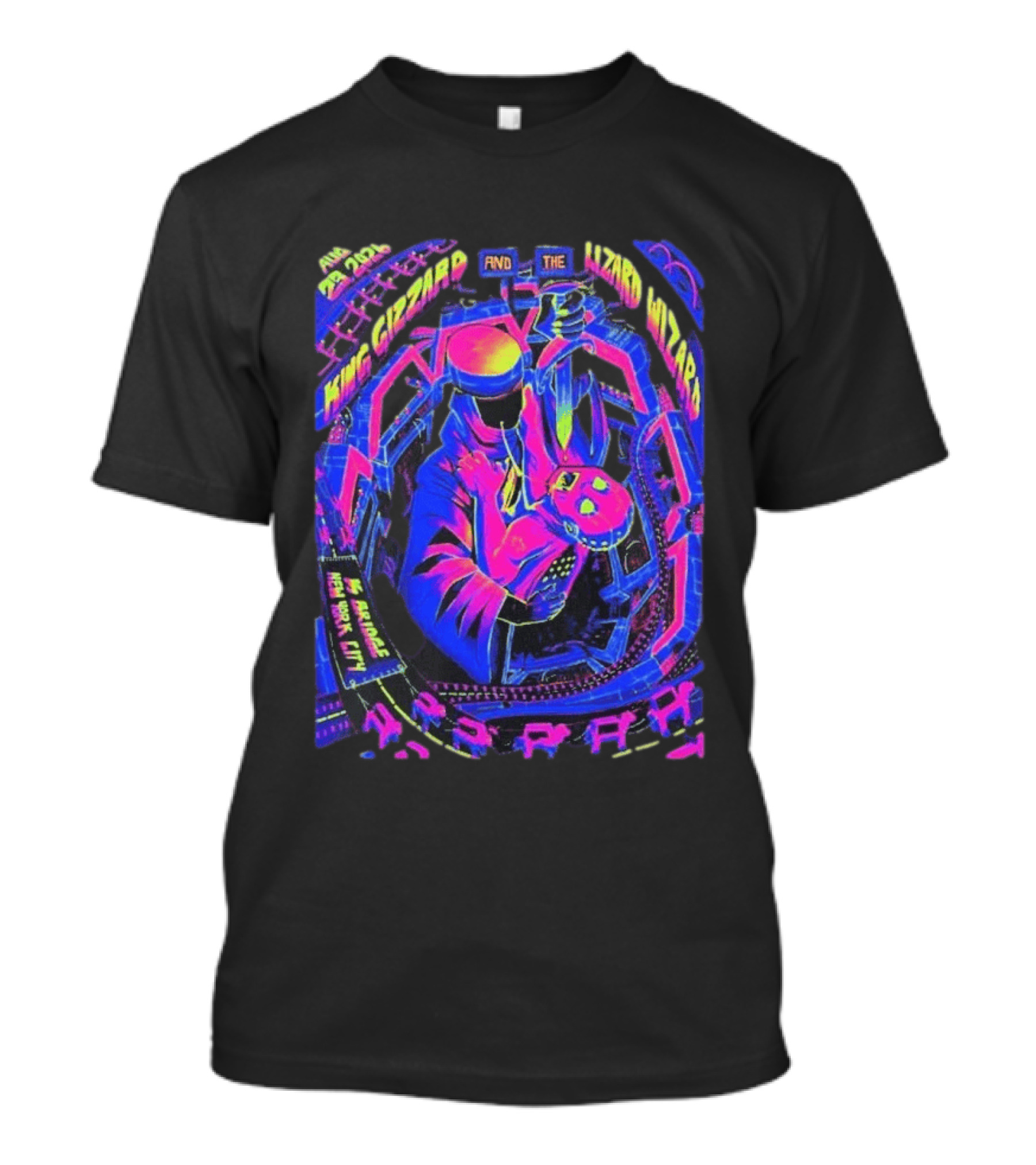 King Gizzard And The Lizard Wizard August 23 2026 New York City Concert Under The K Bridge Park T-Shirt