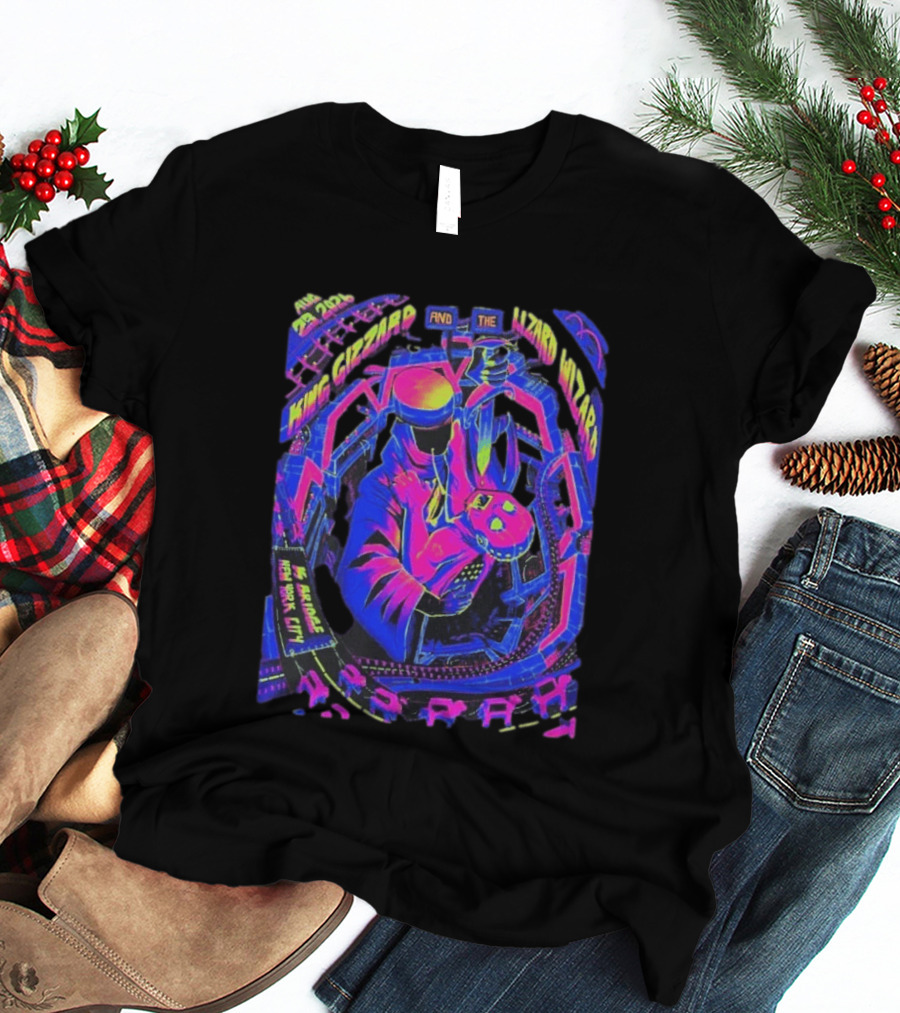 King Gizzard And The Lizard Wizard August 23 2026 New York City Concert Under The K Bridge Park T-Shirt