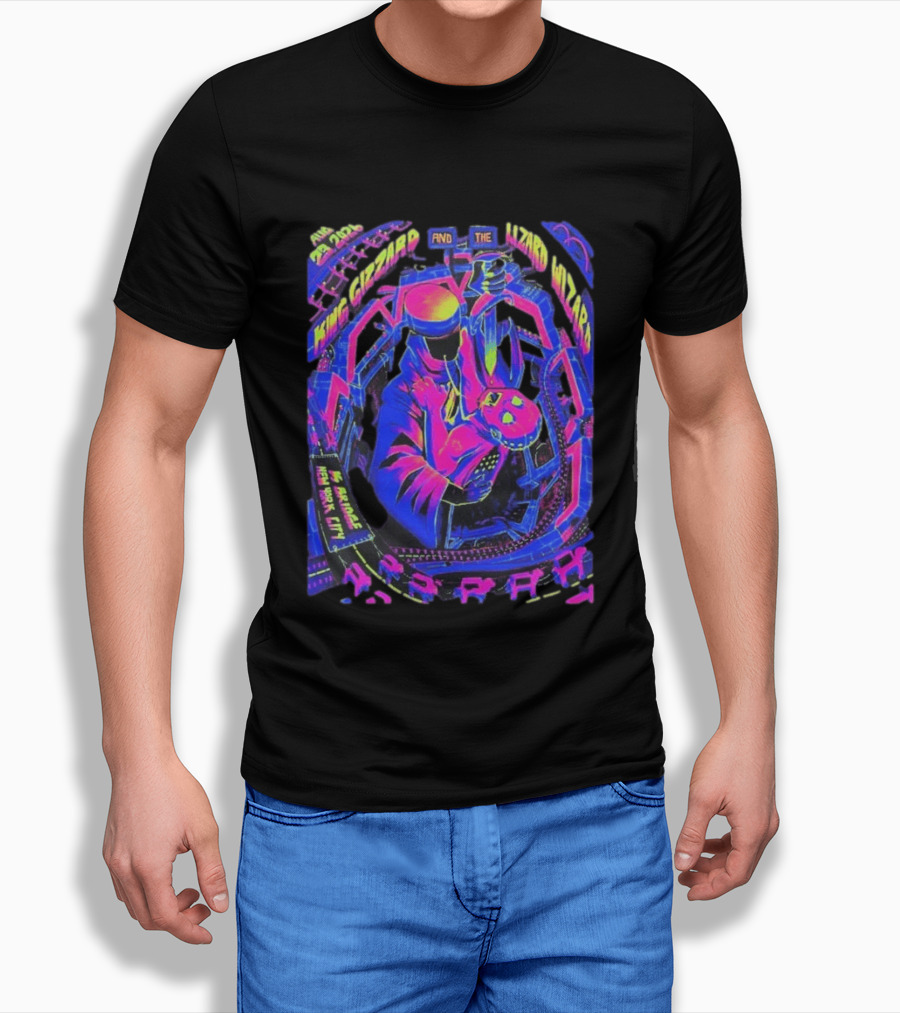 King Gizzard And The Lizard Wizard August 23 2026 New York City Concert Under The K Bridge Park T-Shirt