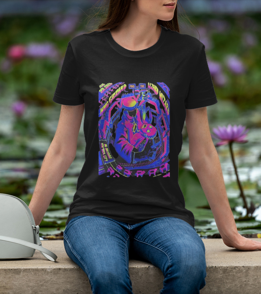 King Gizzard And The Lizard Wizard August 23 2026 New York City Concert Under The K Bridge Park T-Shirt