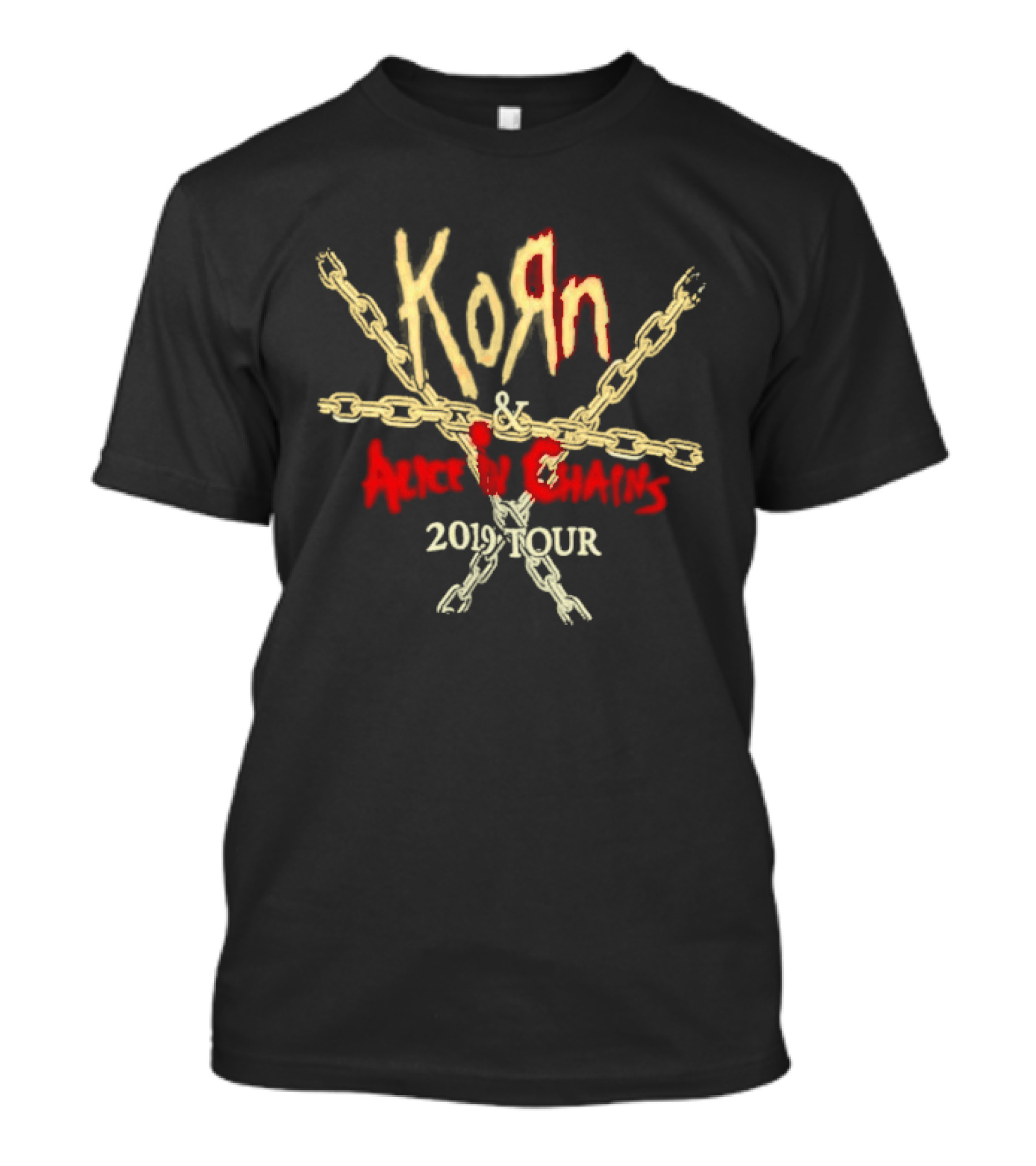 Korn Alice In Chains 2019 Tour Chains T-Shirt
