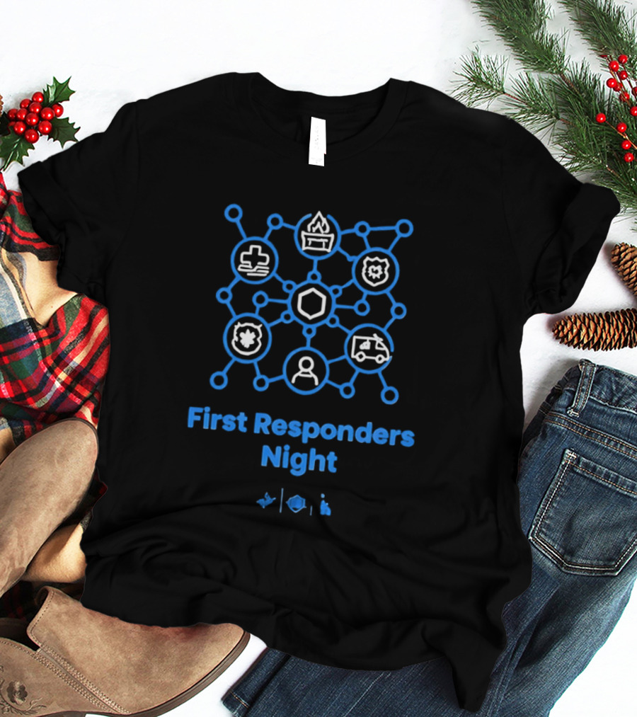 LA Dodgers First Responders Night Honoring Heroes T-Shirt